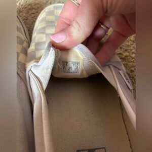 Checkered vans, women’s 11